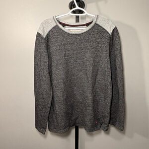 Men's Tommy Bahama Gray & Light Gray Crewneck Sweatshirt M